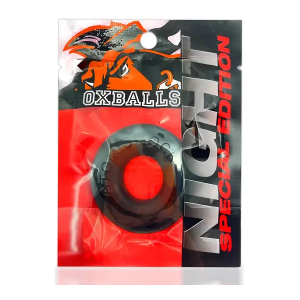 Do-Nut-2 Large Atomic Jock Cockring - Night Black 3 Do-Nut-2 Large Atomic Jock Cockring - Night Black best beginner cock ring - packaging view
