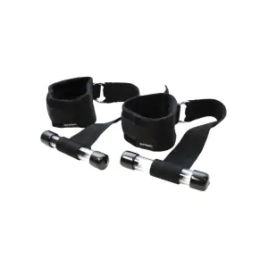 Door Jam Cuffs - Black - bondage cuffs - main product image