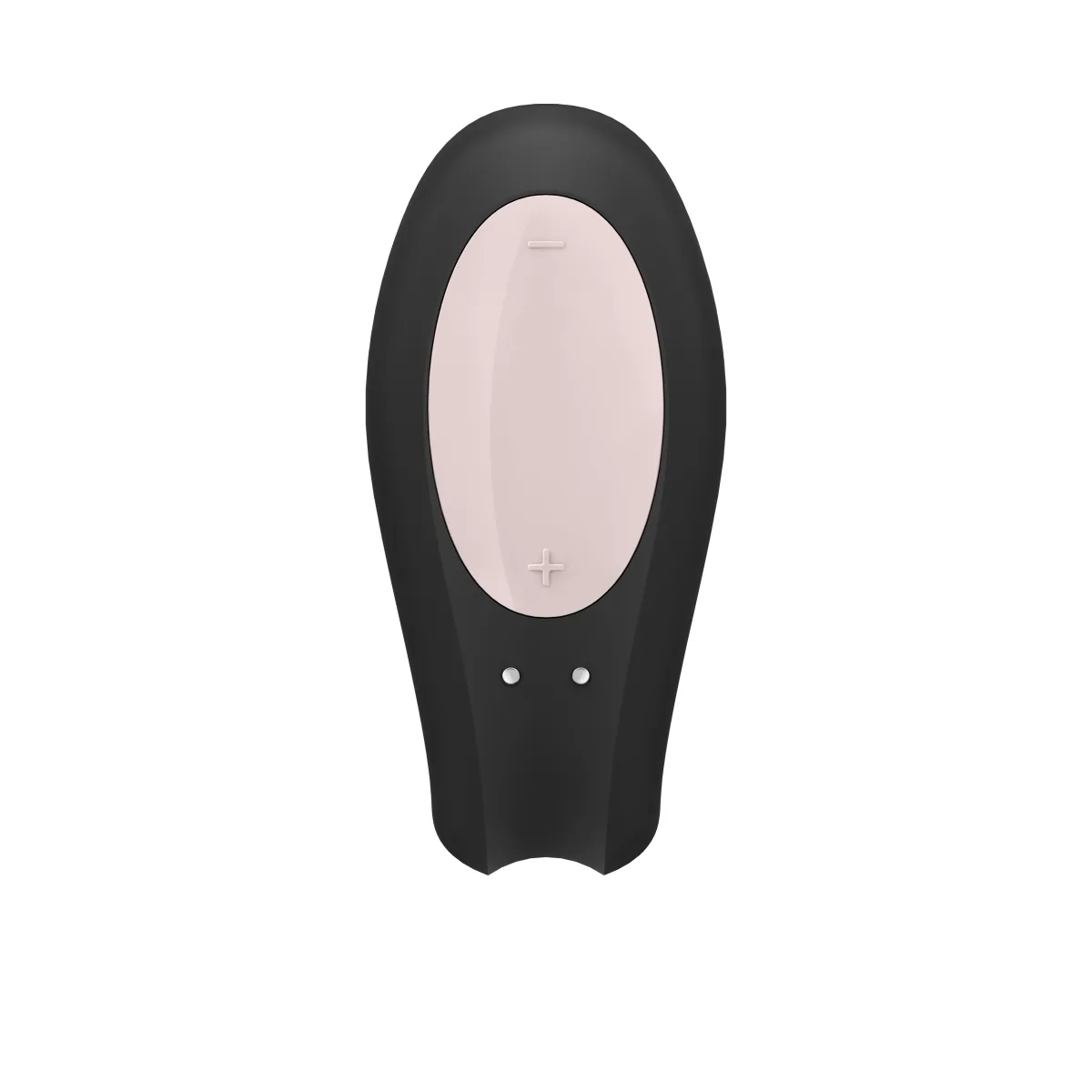 Double Joy - Black vibrating cock ring - alternate angle