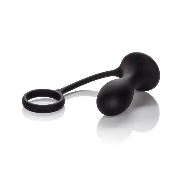 Dr. Joel Kaplan Prostate Probe and Ring - Black prostate massager review - alternate angle