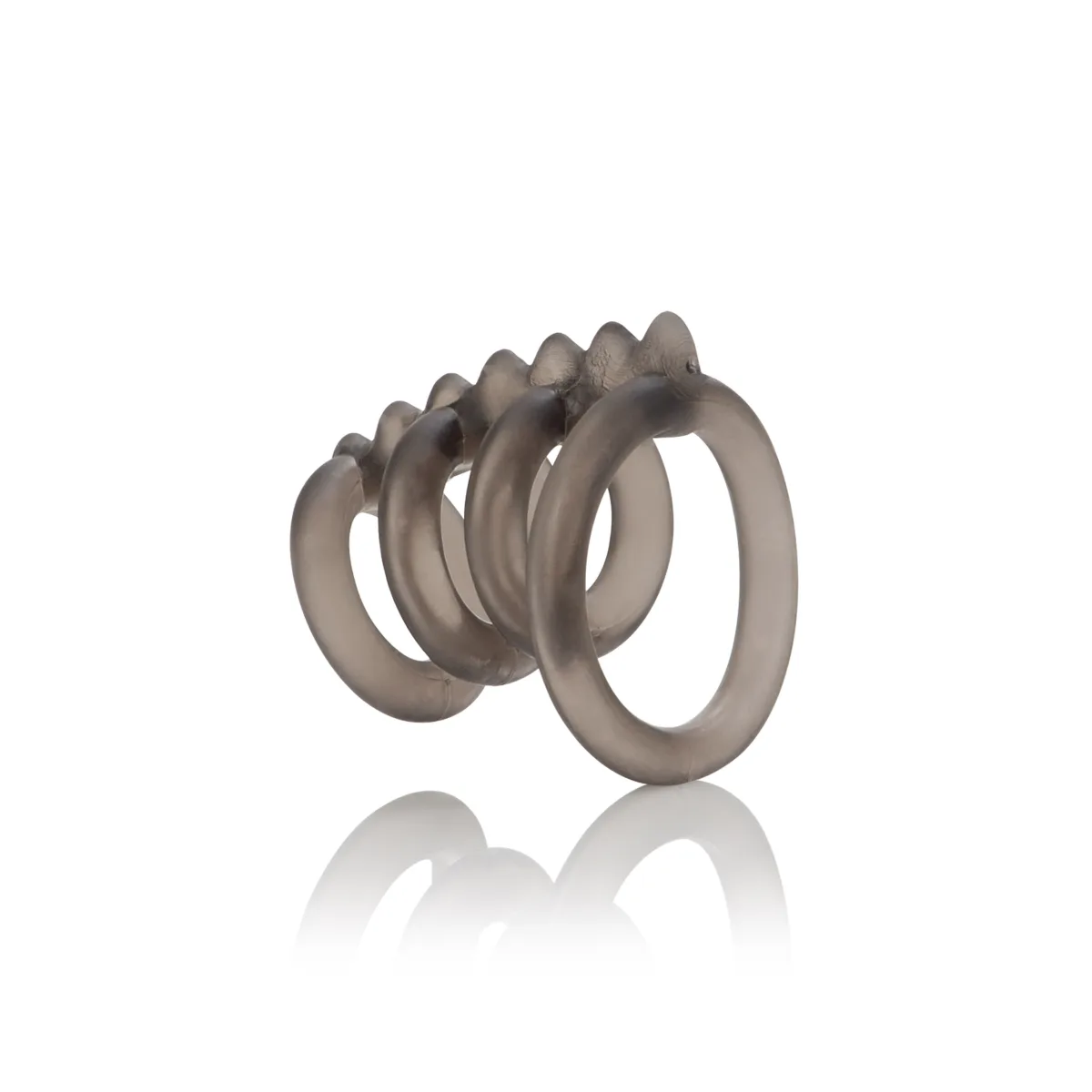 Dr. Joel Kaplan Support Master Triple Smooth - Smoke beginner cock ring - alternate angle