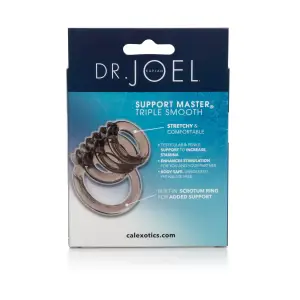 Dr. Joel Kaplan Support Master Triple Smooth - Smoke 10 Dr. Joel Kaplan Support Master Triple Smooth - Smoke beginner cock ring - additional view