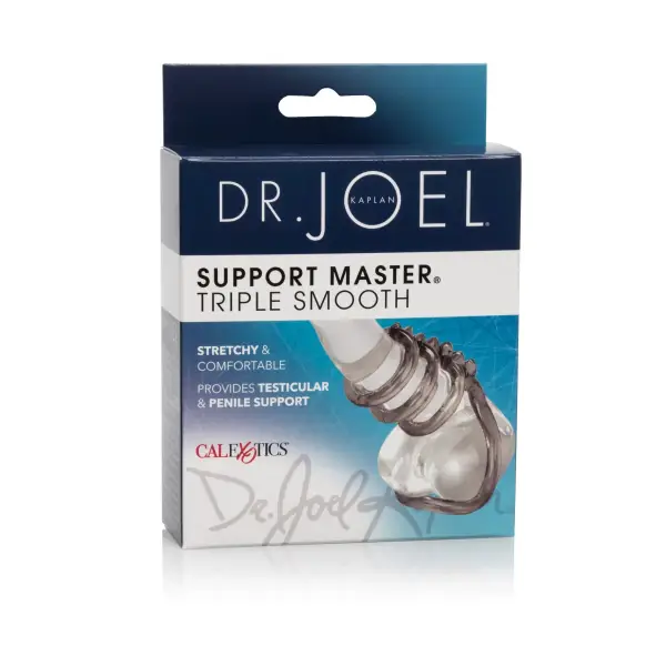 Dr. Joel Kaplan Support Master Triple Smooth - Smoke 5 Dr. Joel Kaplan Support Master Triple Smooth - Smoke beginner cock ring - additional view