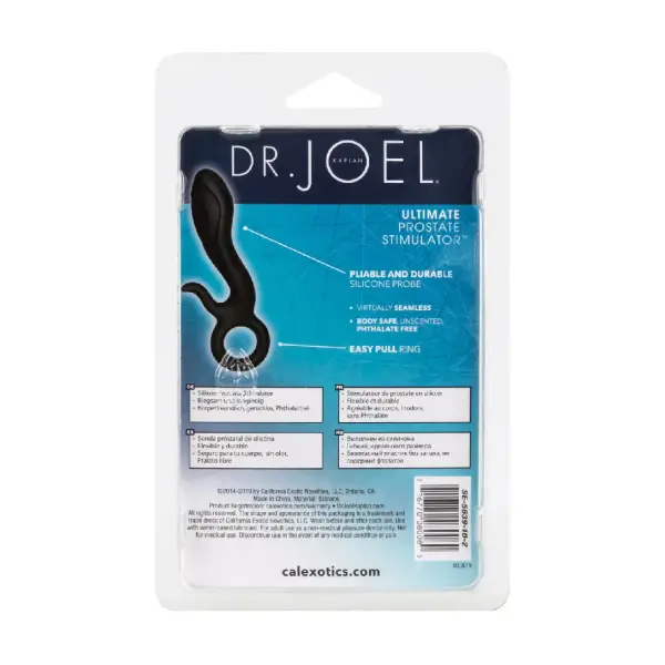 Dr. Joel Kaplan Ultimate Prostate Stimulator - Black 4 Dr. Joel Kaplan Ultimate Prostate Stimulator - Black best beginner prostate massager - additional view