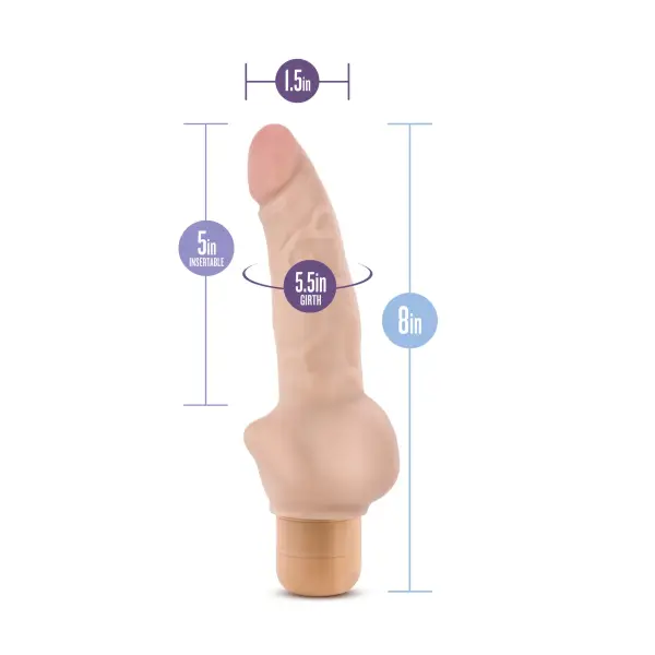 Dr. Skin - Cock Vibe #12 - Beige 5 Dr. Skin - Cock Vibe #12 - Beige - realistic vibrator - product image 6