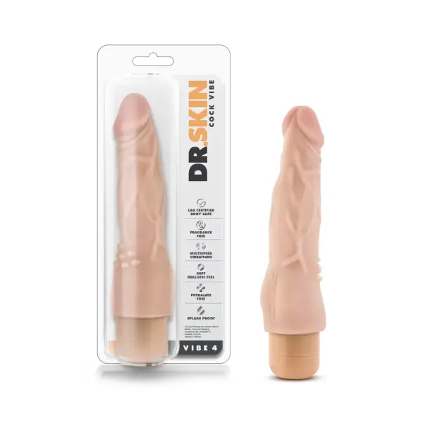 Dr. Skin - Cock Vibe #4 - Beige - vibrators - product image 9