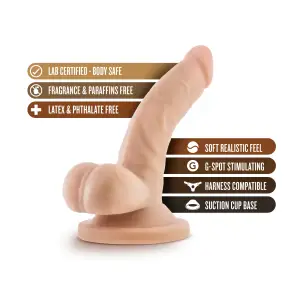 Dr. Skin Mini Suction Cup Dildo 23 Dr. Skin - 4 in Mini Cock - Vanilla - view 8