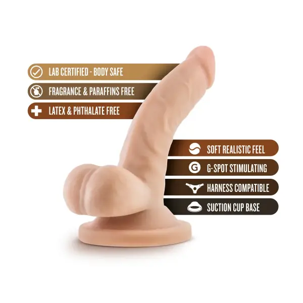 Dr. Skin Mini Suction Cup Dildo 7 Dr. Skin - 4 in Mini Cock - Vanilla - view 8