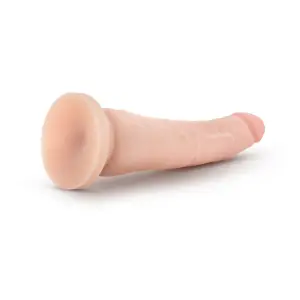 Dr. Skin Silicone - Dr. Noah - 8 Inch Dong With Suction Cup - Vanilla - strap on dildo harness - product image 3