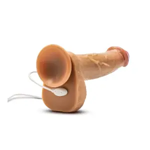 Dr. Skin Silicone - Dr. Phillips - 8.5 Inch Thrusting Dildo - Tan - thrusting vibrator - product image 5