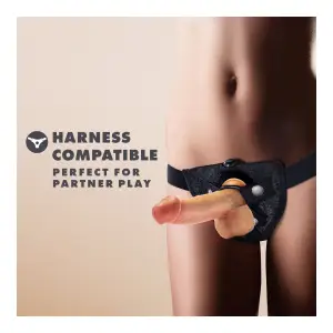 Dr. Skin Silicone - Dr. Phillips - 8.5 Inch Thrusting Dildo - Tan - thrusting vibrator - product image 7