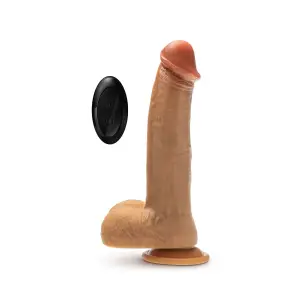 Dr. Skin Silicone - Dr. Phillips - 8.5 Inch Thrusting Dildo - Tan - thrusting vibrator - product image 9