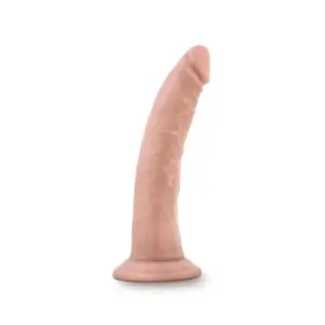 Dr. Skin 7.5 in Cock W / Suction Cup - Vanilla suction dildo - product detail
