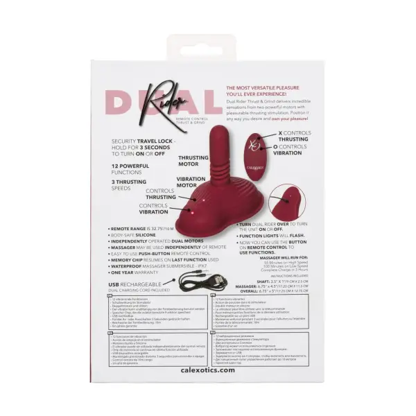 Dual Rider Remote Control Thrust and Grind remote control vibrator - product image 9
