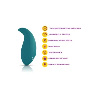 Elated Pinpoint Stimulator - Ocean clitoral vibrator - product image 3