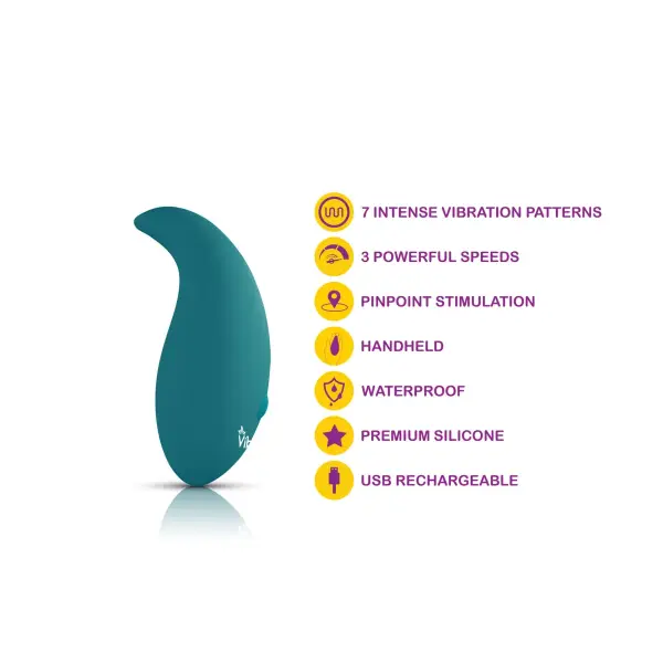 Elated Pinpoint Stimulator - Ocean clitoral vibrator - product image 3