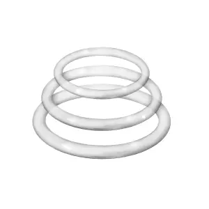 Enhancer Silicone Cockrings - Clear - cock ring - product image 2