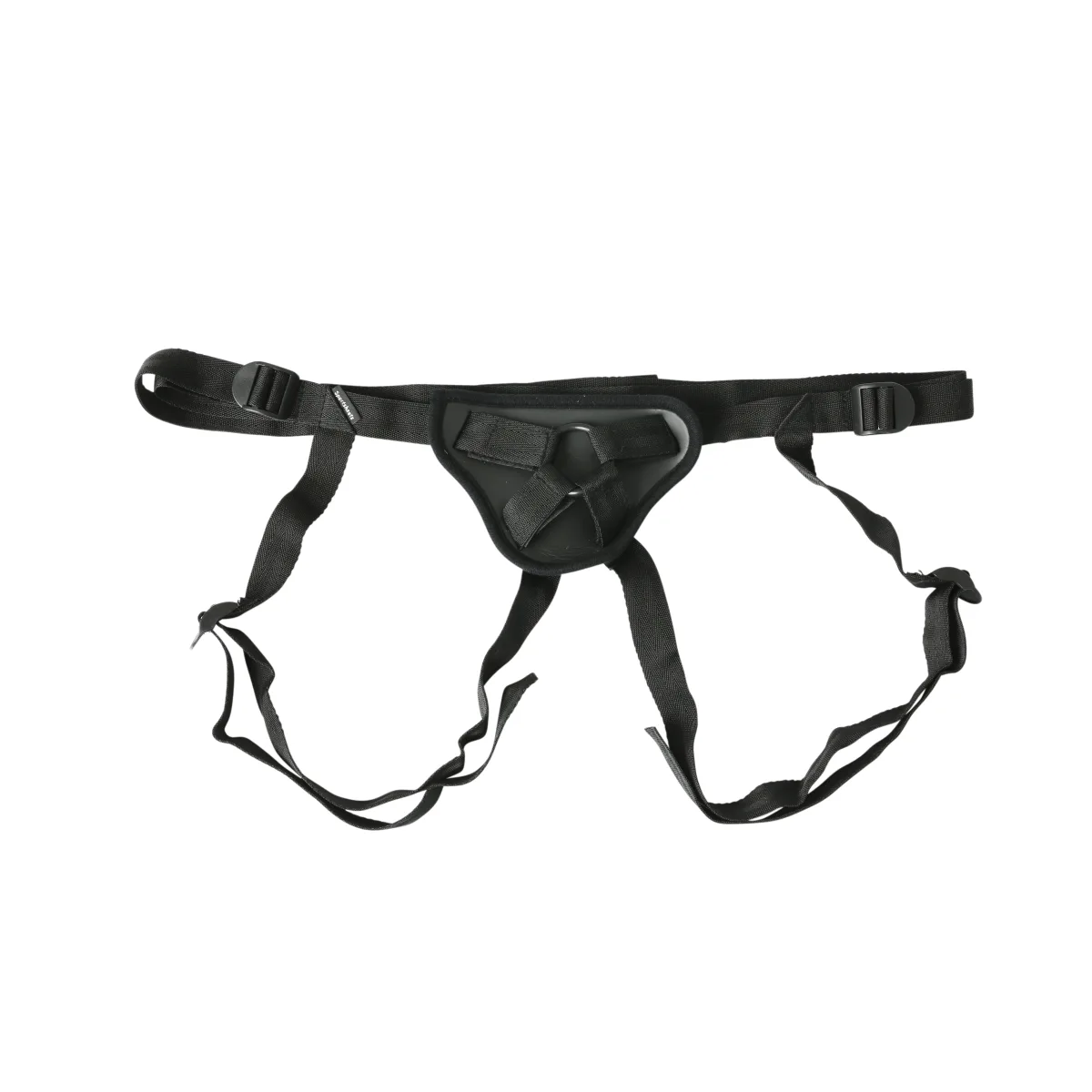 Entry Level Strap on Waterproof - Black - harness compatible dildo - main product image