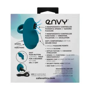 Envy Handheld Suction Massager - Blue - view 2