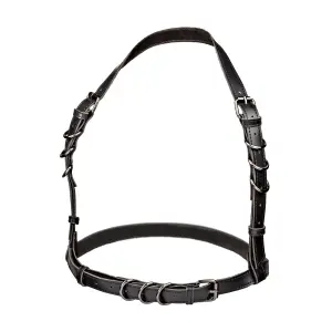 Euphoria Collection Halter Buckle Harness - Black bondage toys - main image