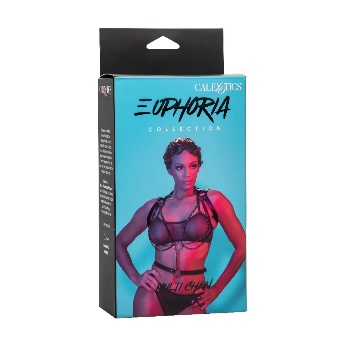 Euphoria Collection Multi Chain Halter - Black sexy lingerie - alternate product image