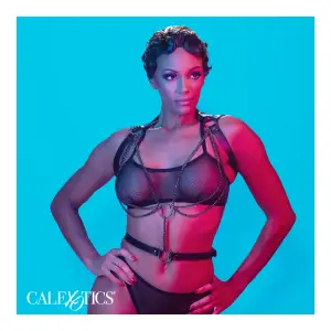 Euphoria Collection Multi Chain Halter - Black sexy lingerie - alternate product image