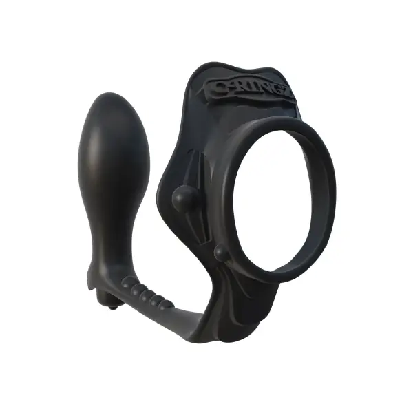 Fantasy C-Ringz Rock Hard Ass Gasm - Black male prostate massager - packaging view