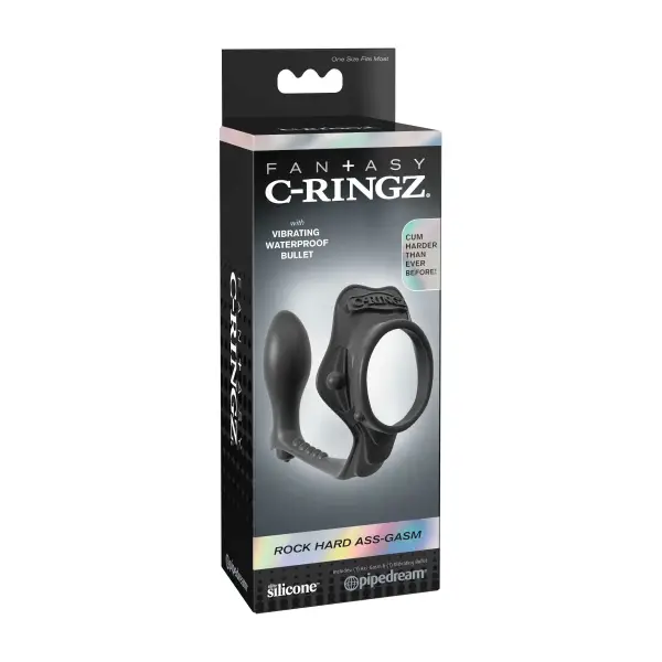Fantasy C-Ringz Rock Hard Ass Gasm - Black male prostate massager - additional view