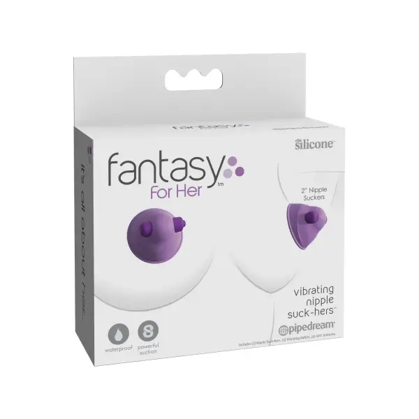 Fantasy for Her Vibrating Nipple Suck-Hers 2 Inch Suck-Hers 2 Inch nipple suction toy - product detail