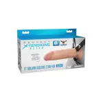 Fantasy X-Tensions Elite 6" Silicone Hollow Strap Dual Density - Light realistic hollow strap on dildo - main product image