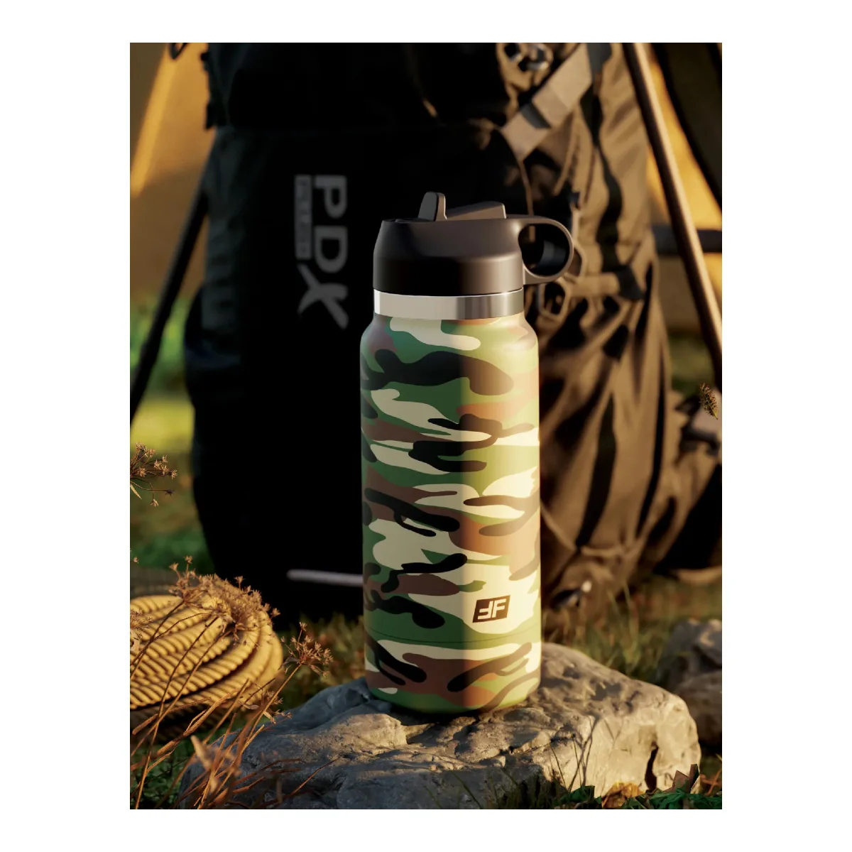 Fap Flask - Happy Camper open ended male stroker - main image