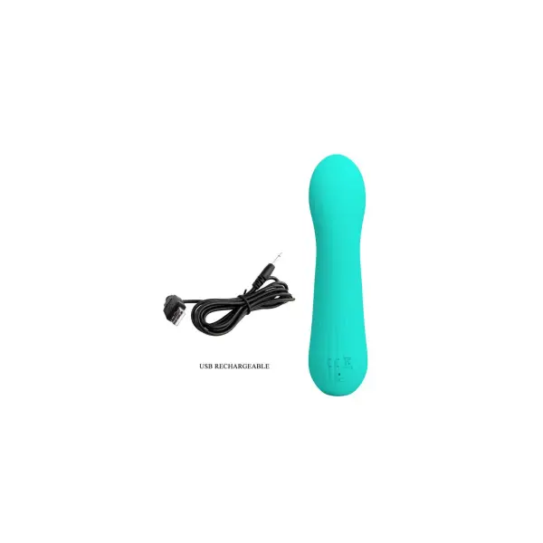 Faun Rechargeable Vibrator - Turquoise - view 2
