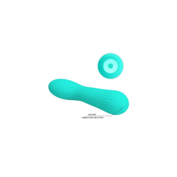 Faun Rechargeable Vibrator - Turquoise - view 3