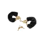 Fetish Fantasy Gold Deluxe Furry Cluffs bondage accessory - main product image