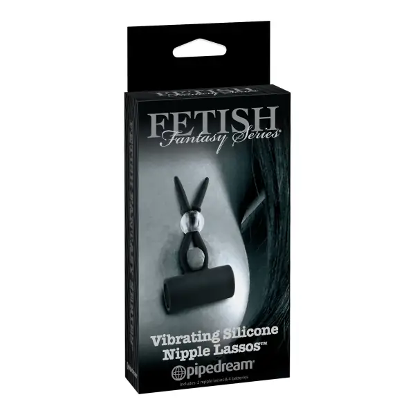 Fetish Fantasy Limited Edition Vibrating Silicone Nipple Lassos vibrating nipple toy - product detail