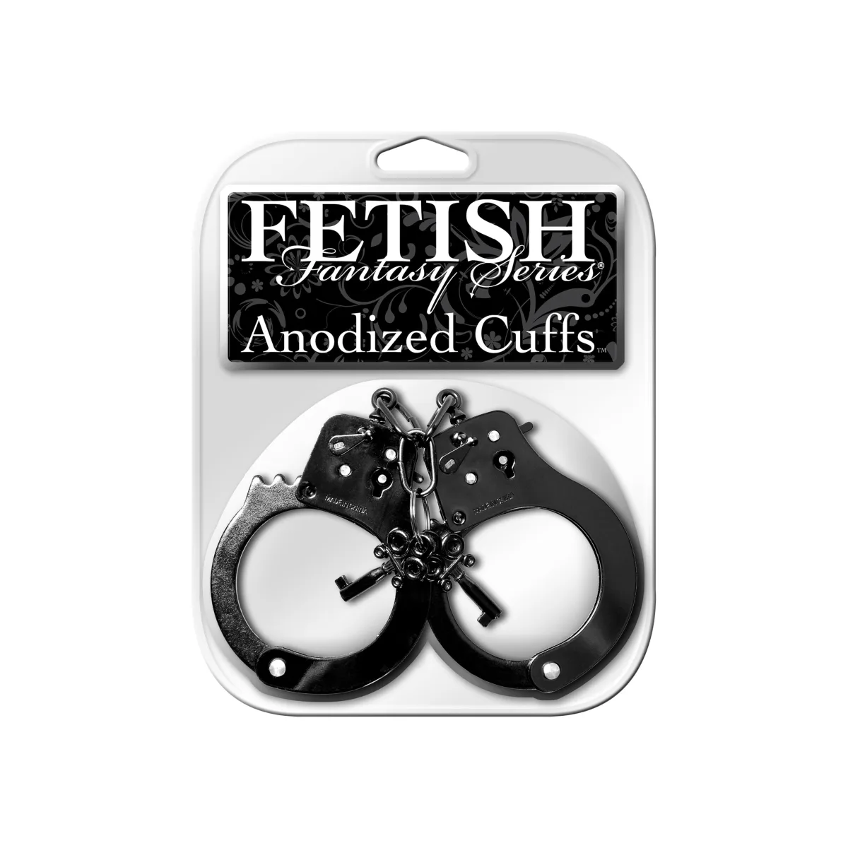 Fetish Fantasy Series Anodized Cuffs - Black cuffs / restraints - main product image