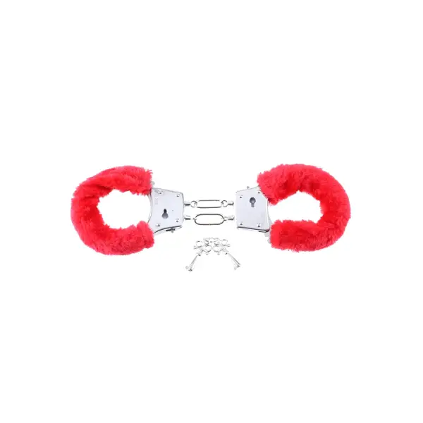 Fetish Fantasy Series Beginner's Furry Cuffs - Red cuffs / restraints - product detail