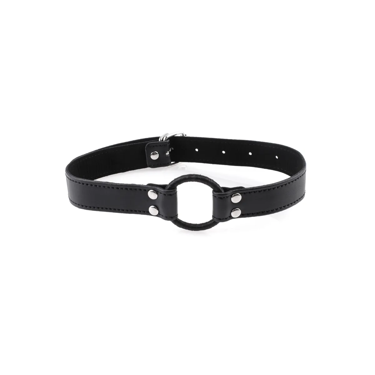 Fetish Fantasy Series Beginners Open Mouth Gag - Black mouth gag - alternate product angle