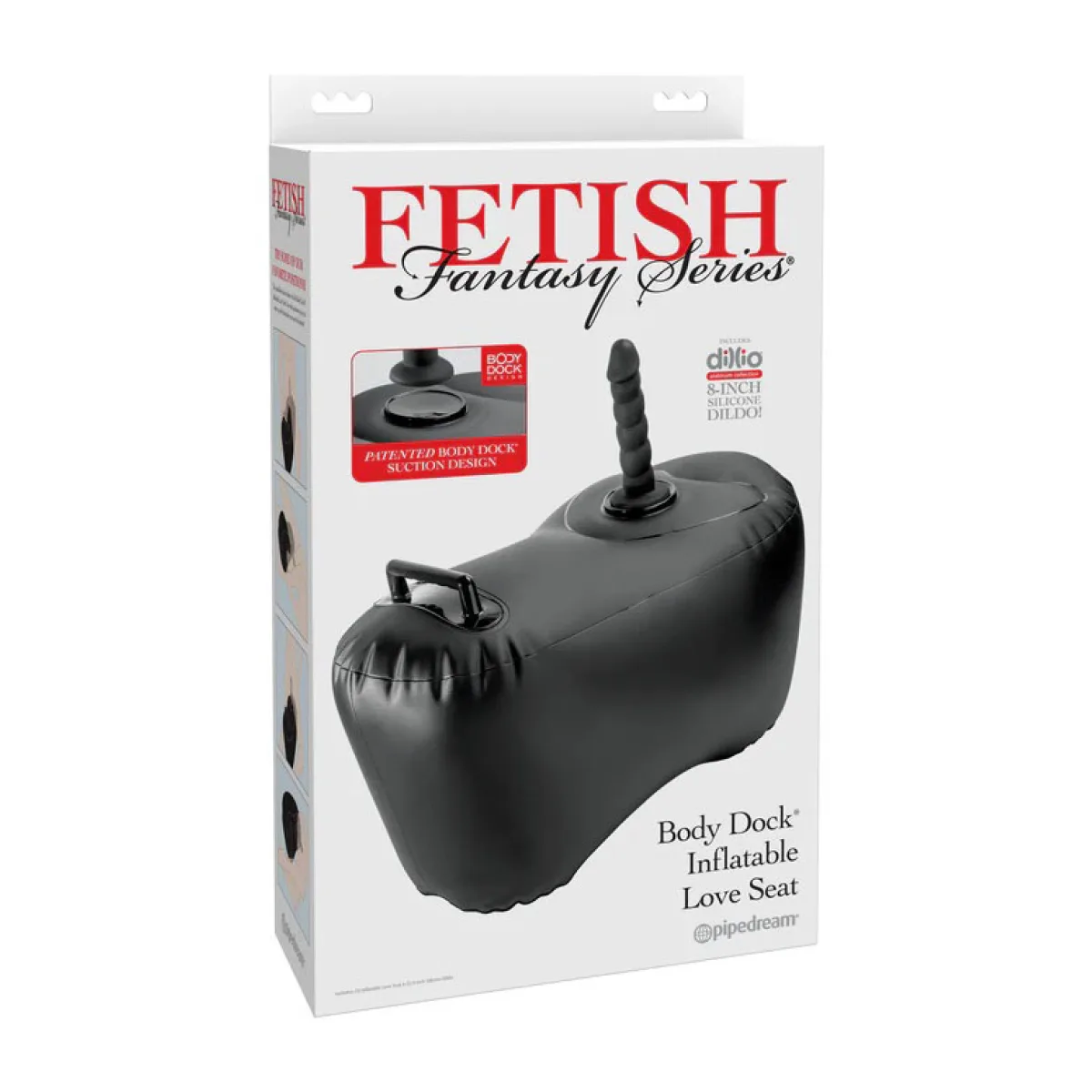 Fetish Fantasy Series Body Dock Inflatable Love Seat Black bondage toys - main image