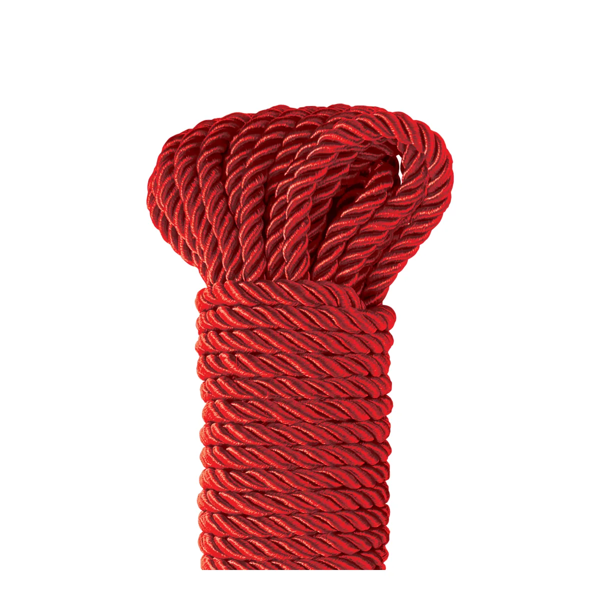 Fetish Fantasy Series Deluxe Silky Rope - Red bondage rope - alternate product angle