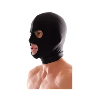 Fetish Fantasy Series Spandex 3-Hole Hood bondage hood - product detail