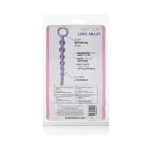 First Time Love Beads - Purple cock ring anal toy - packaging view