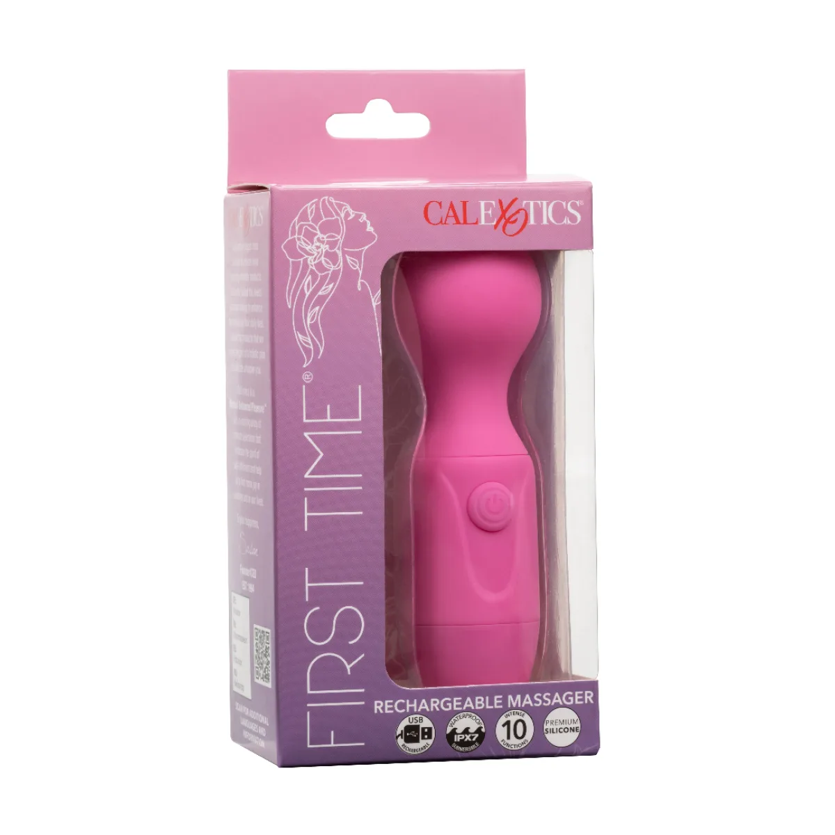 First Time Rechargeable Massager - Pink - view 2
