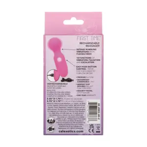 First Time Rechargeable Massager - Pink - view 3