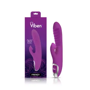 Frenzy Clitoral Suction Rabbit - Berry 10 Frenzy Clitoral Suction Rabbit - Berry – suction rabbit vibrator – view 4
