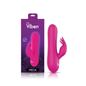 Freyja Mini Triple Ticklers Rabbit Vibe - Hot Pink 9 Freyja Mini Triple Ticklers Rabbit Vibe - Hot Pink – best rabbit vibrator – view 3