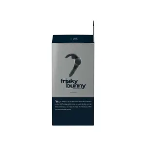 Frisky Bunny Vibrating Ring Black Pearl - rabbit vibrating cock ring - product image 4