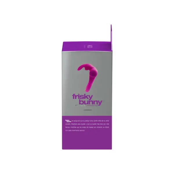 Frisky Bunny Vibrating Ring Perfectly Purple - rabbit vibrating cock ring - product image 3