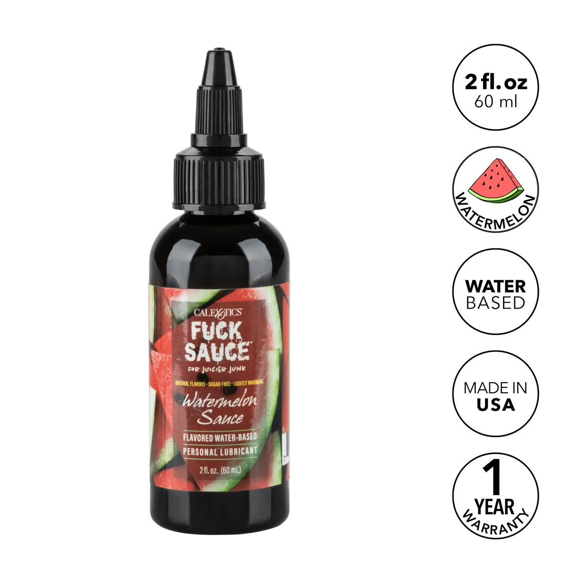 Fuck Sauce Flavored Water-Based Personal Lubricant - Watermelon - 2 fl oz product image