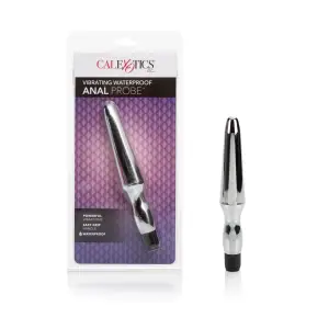 Fujikos Waterproof Anal Probe - Silver 7 Fujikos Waterproof Anal Probe - Silver vibrating anal probe - alternate angle